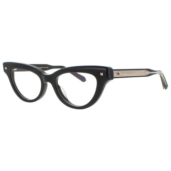 NWT VALENTINO EYEGLASSES CAT EYE WOMEN BLACK EYEWEAR - Picture 1 of 3